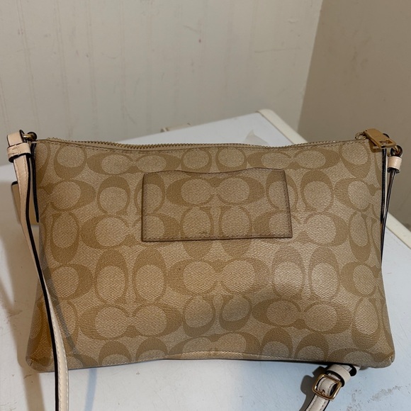 Coach Tan Signature Crossbody Bag - Picture 6 of 12